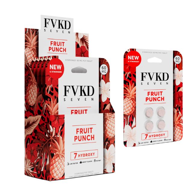 FVKD 7 HYDROXY KRATOM EXTRACT 60MG PER TABLET 4CT/5PK - Image 3