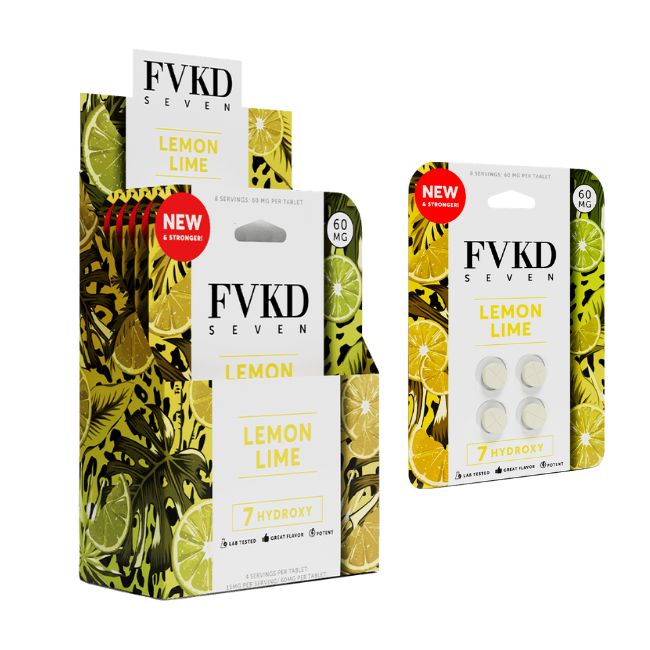 FVKD 7 HYDROXY KRATOM EXTRACT 60MG PER TABLET 4CT/5PK - Image 4