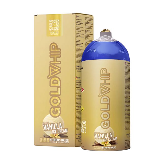 GOLD WHIP N2O 200G / 0.3L MINI TANKS VANILLA+CHERRY+FUNNFETTY CAKE+KEYLIME PIE CHARGER 20CT/ BOX - Image 2