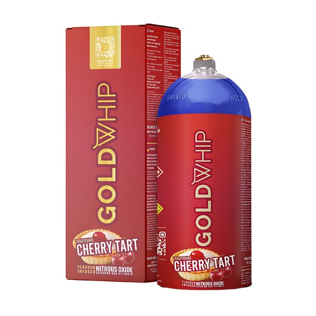 GOLD WHIP N2O 200G / 0.3L MINI TANKS VANILLA+CHERRY+FUNNFETTY CAKE+KEYLIME PIE CHARGER 20CT/ BOX - Image 3