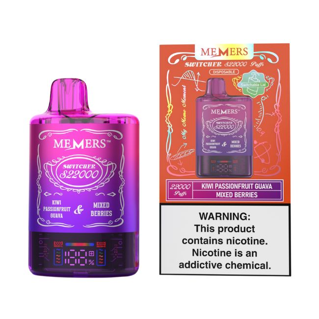MEMERS SWITCHER S22000 5% DISPOSABLE (120ML) 22K PUFFS 5CT/ BOX - Image 3