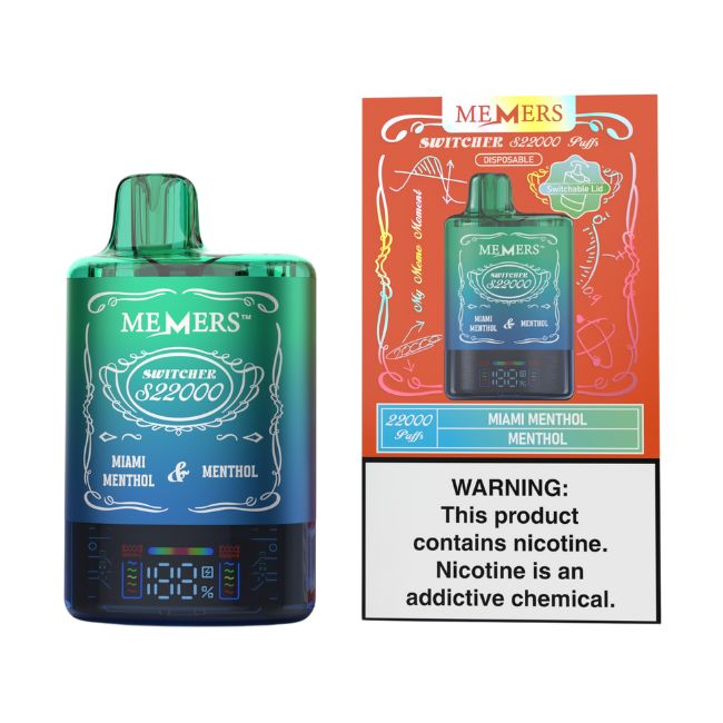 MEMERS SWITCHER S22000 5% DISPOSABLE (120ML) 22K PUFFS 5CT/ BOX - Image 4