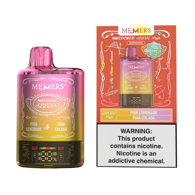MEMERS SWITCHER S22000 5% DISPOSABLE (120ML) 22K PUFFS 5CT/ BOX - Image 6