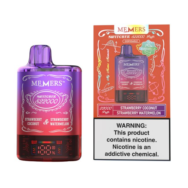 MEMERS SWITCHER S22000 5% DISPOSABLE (120ML) 22K PUFFS 5CT/ BOX - Image 7