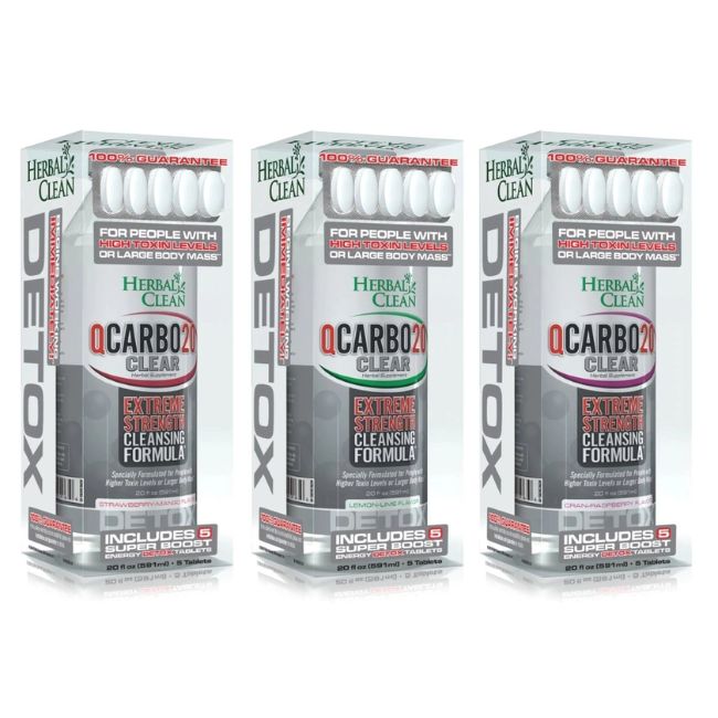 HERBAL CLEAN QCARBO LIQUID 20 FL.OZ WITH 5 TABLETS - Image 2