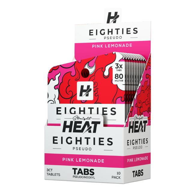 STRAIGHT HEAT EIGHTIES PSEUDO 80MG PER TABLET 3CT/10PK - Image 2