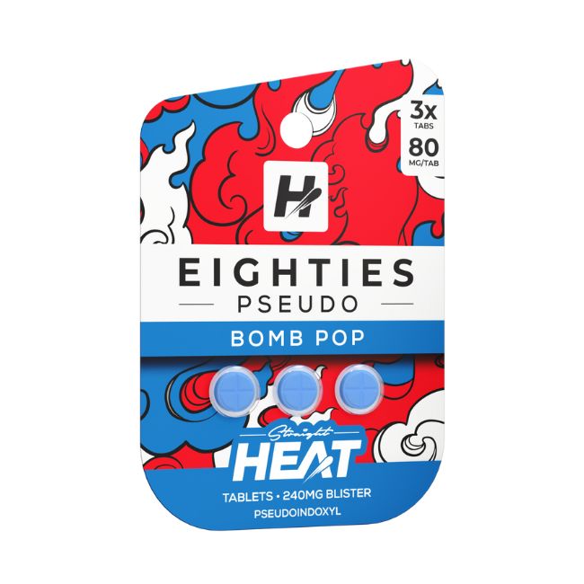 STRAIGHT HEAT EIGHTIES PSEUDO 80MG PER TABLET 3CT/10PK - Image 7