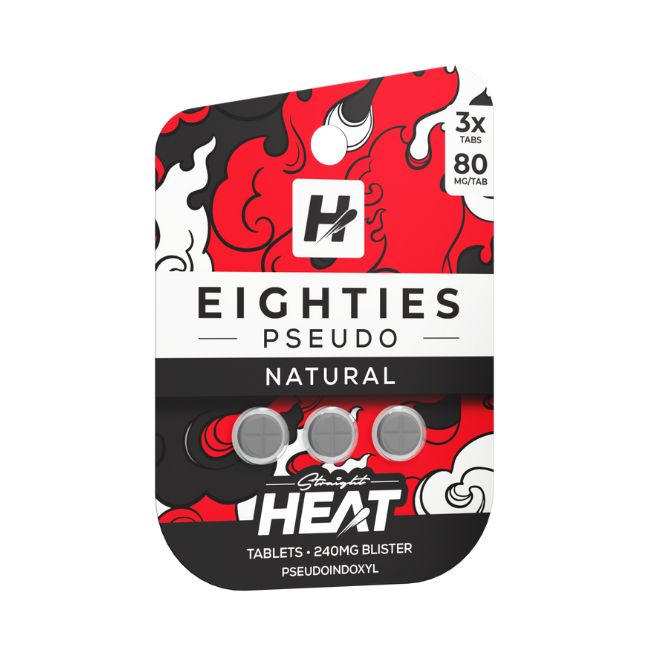 STRAIGHT HEAT EIGHTIES PSEUDO 80MG PER TABLET 3CT/10PK - Image 8