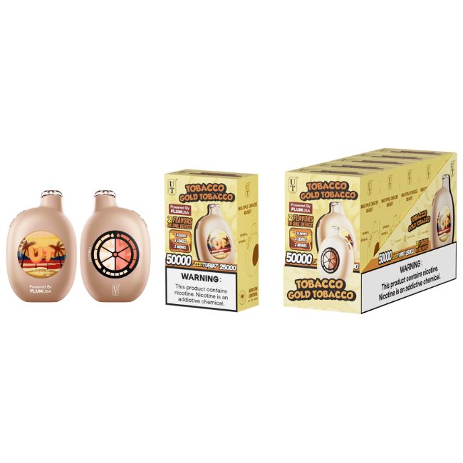 UT BY FLUM 5% DISPOSABLE DUAL FLAVOR (85ML) TURBO MODE - 25K & ECO. MODE - 50K PUFFS 5CT/ BOX - Image 3