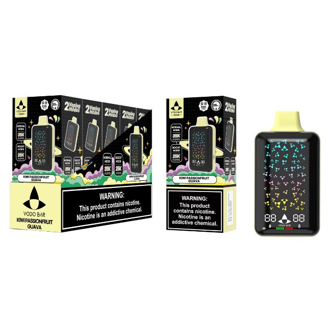 VODO BAR 5% DISPOSABLE (125ML) BOOST MODE - 25K & NORM. MODE - 35K PUFFS 5CT/ BOX - Image 2