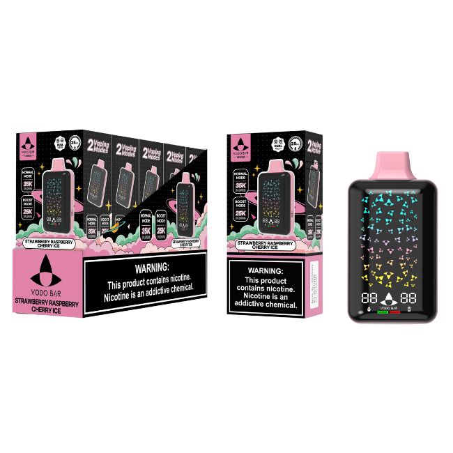 VODO BAR 5% DISPOSABLE (125ML) BOOST MODE - 25K & NORM. MODE - 35K PUFFS 5CT/ BOX - Image 3