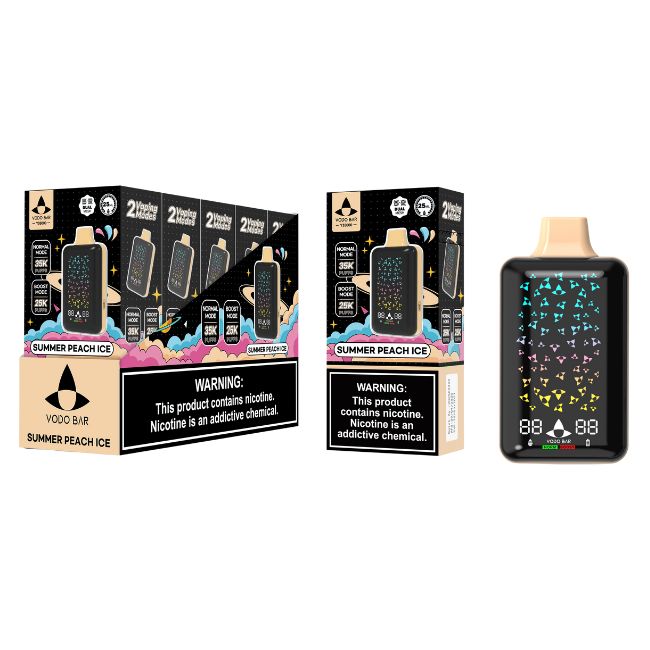 VODO BAR 5% DISPOSABLE (125ML) BOOST MODE - 25K & NORM. MODE - 35K PUFFS 5CT/ BOX - Image 5