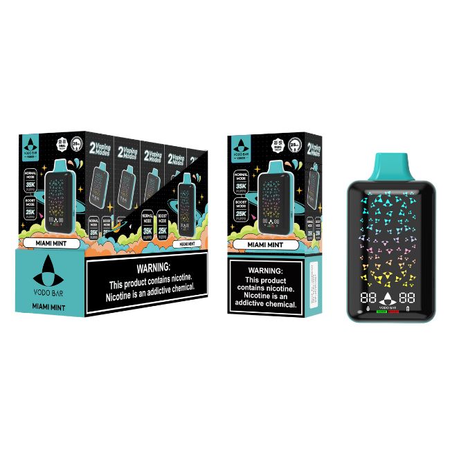 VODO BAR 5% DISPOSABLE (125ML) BOOST MODE - 25K & NORM. MODE - 35K PUFFS 5CT/ BOX - Image 7