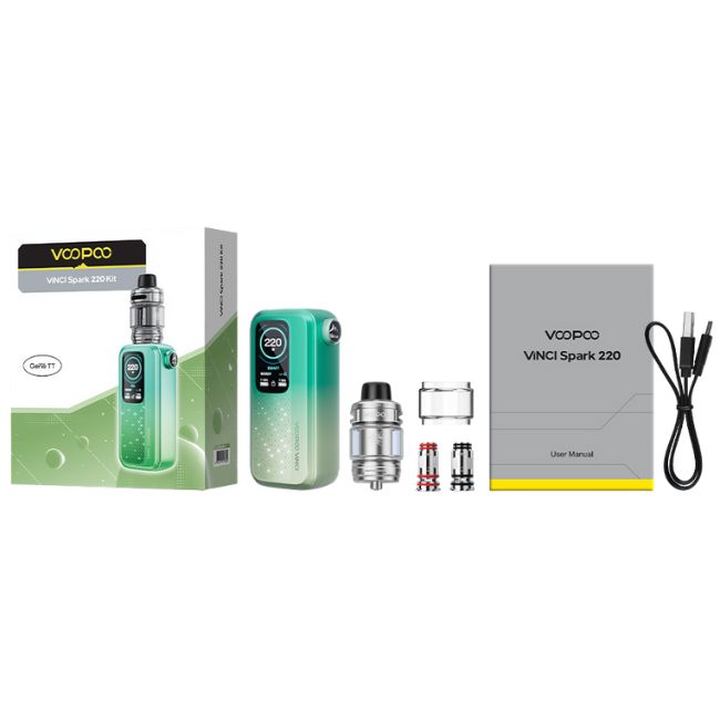 VOOPOO VINCI SPARK 220 18650mAH 5.5ML STARTER KIT - Image 2