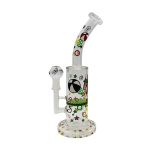 WPM1315 11'' HONEY COMB PERK PRINTED FANCY WATER PIPE