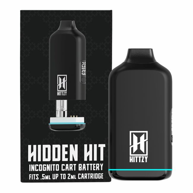 HITTZY HIDDEN HIT 650 mAH 510 THREAD BATTERY FITS UP TO 2GM CARTS 5CT/ BOX - Image 2