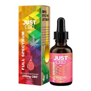 JCBDOIL250MG01 JUST CBD FULL SPECTRUM OIL 250MG 30ML (1FL OZ)