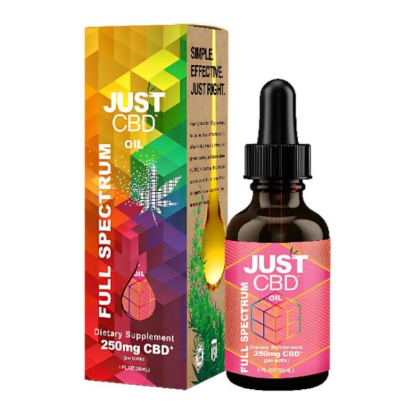 JUST CBD FULL SPECTRUM OIL 250MG 30ML (1FL OZ)