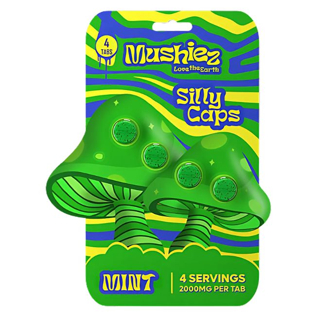 MUSHIEZ BY KREAM SILLY CAPS MUSHROOM 2000MG PER TABLET 4CT/10PK - Image 3