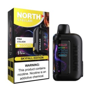 NORTHSTSE40KDI001 NORTH STELLAR SKYFALL EDITION 5% DISPOSABLE (100ML) 40K PUFFS 5CT/ BOX