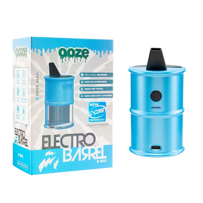 OOZE ELECTRO BARREL DAB E-RIG 2000mAh C-CORE VAPORIZER KIT - Image 2