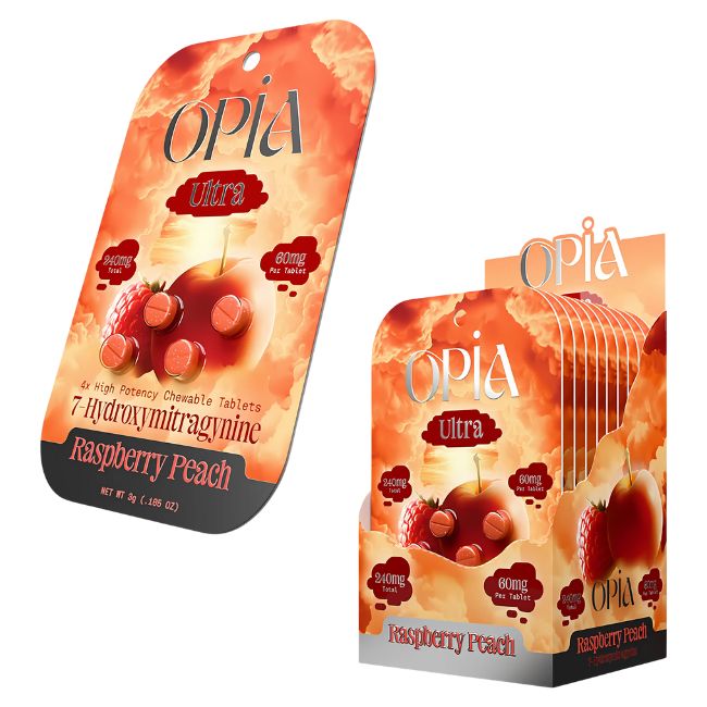 OPIA 7-HYDROXY ULTRA KRATOM EXTRACT 60MG PER TABLET 4CT/10PK - Image 3