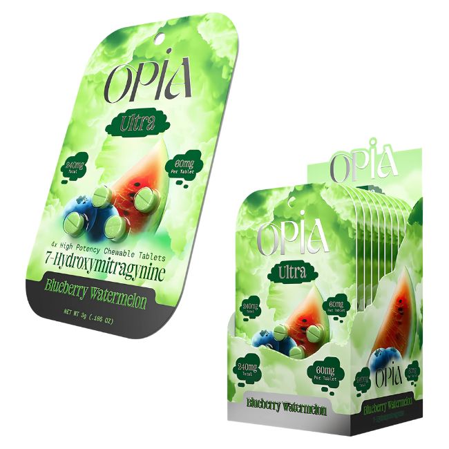 OPIA 7-HYDROXY ULTRA KRATOM EXTRACT 60MG PER TABLET 4CT/10PK - Image 4