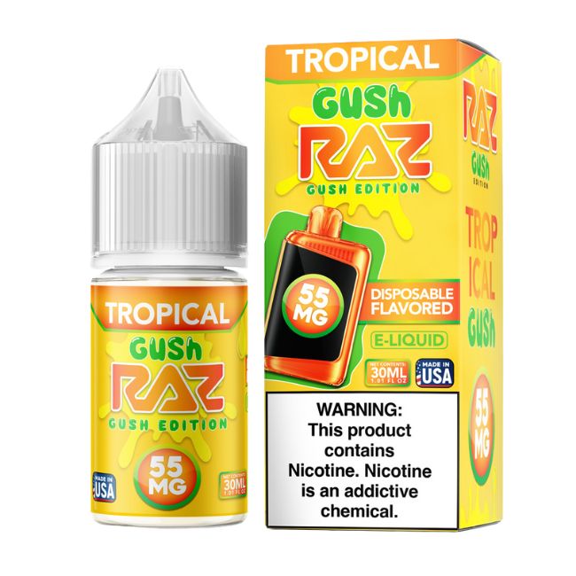 RAZ GUSH EDITION SALT E LIQUID 30ML BOTTLE - Image 4