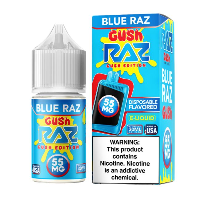 RAZ GUSH EDITION SALT E LIQUID 30ML BOTTLE - Image 5