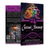 SACRED JOURNEY PREMIUM MUSHROOM MICRO DOSE 4000/4500MG CHOCOLATE BAR 10CT/ BOX - COOKIES N CREAM