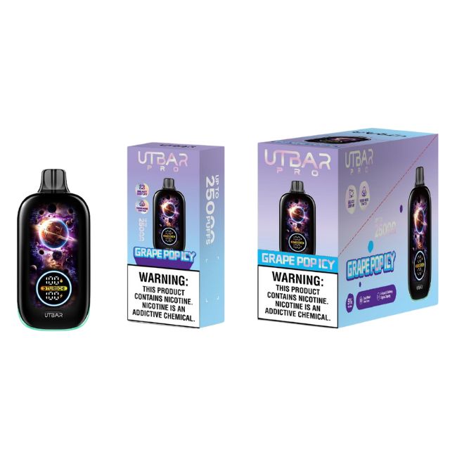 UTBAR PRO 5% DISPOSABLE (90ML) 25K PUFFS 5CT/ BOX - Image 4