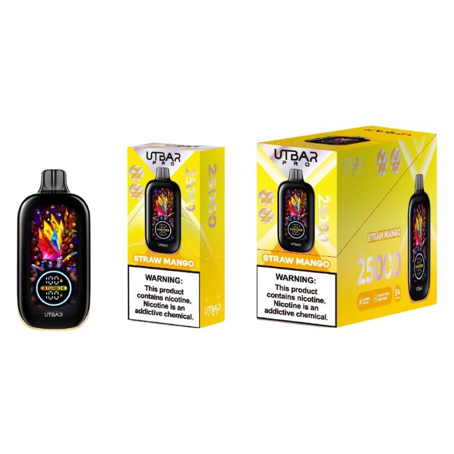 UTBAR PRO 5% DISPOSABLE (90ML) 25K PUFFS 5CT/ BOX - Image 6