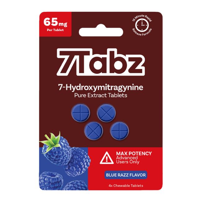 7TABZ HYDROXY PURE KRATOM LEAF EXTRACT 65MG PER TABLET 4CT/10PK - Image 5
