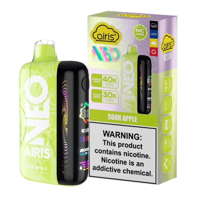 AIRIS NEO 5% DISPOSABLE (50ML) BOOST. MODE - 30K & NORM. MODE - 40K PUFFS 5CT/ BOX - Image 4
