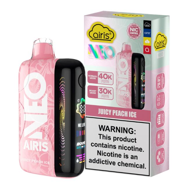 AIRIS NEO 5% DISPOSABLE (50ML) BOOST. MODE - 30K & NORM. MODE - 40K PUFFS 5CT/ BOX - Image 6