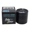 BABY STONER 4PARTS ZINC ALLOY CURVED 40MM GRINDER - BLUE