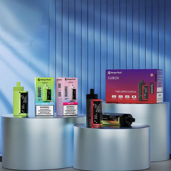 KANGER TECH SUBOX 5MG ( DTL) DISPOSABLE (200ML) 50K PUFFS 5CT/ BOX (SHISHA/HOOKAH) - Image 2