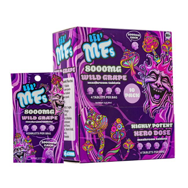 LIL' MFS MUSHROOM EXTRACT 2000MG PER TABLET 4CT/10PK - Image 4