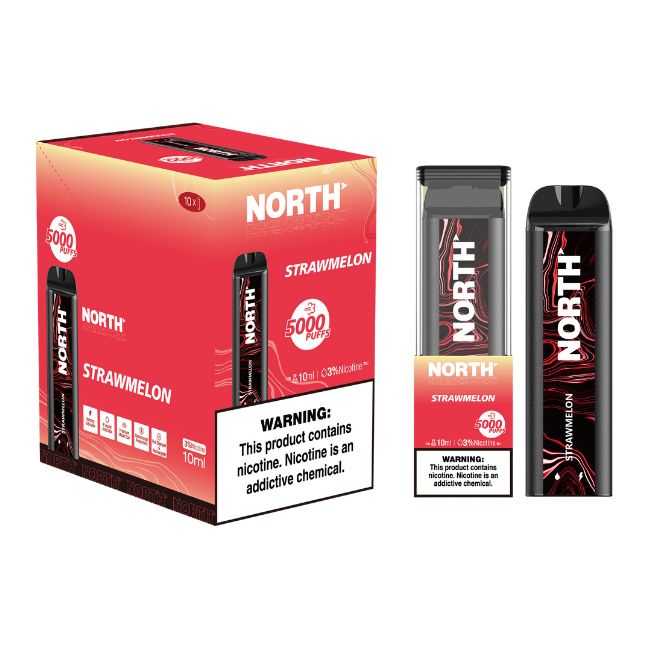 NORTH 3% DISPOSABLE (100ML) 5K PUFFS 10CT/ BOX - Image 3