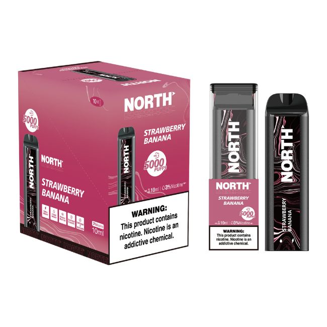 NORTH 3% DISPOSABLE (100ML) 5K PUFFS 10CT/ BOX - Image 6