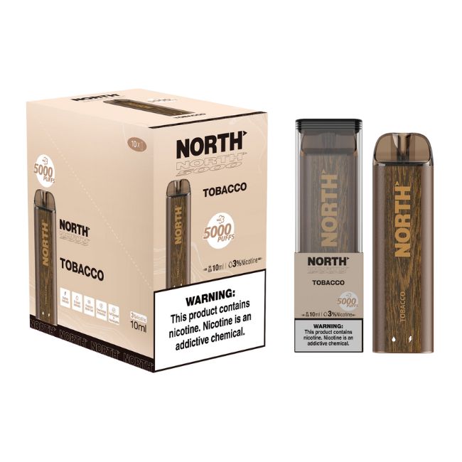 NORTH 3% DISPOSABLE (100ML) 5K PUFFS 10CT/ BOX - Image 8