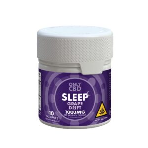 ONLYCBD1KGUM01 ONLY CBD 1000MG GUMMIES 10CT/ JAR