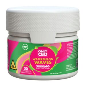 ONLYCBD5KGUM001 ONLY CBD 5000MG GUMMIES 50CT/ JAR