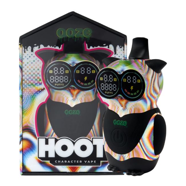 OOZE HOOT CHARACTER DUAL 510 THREAD 650mAH VAPE BATTERY - Image 2