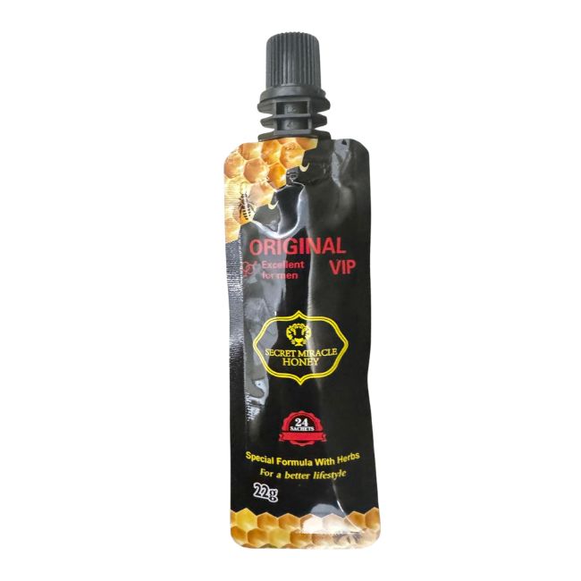 SECRET MIRACLE ORIGINAL VIP HONEY FOR MAN 12 TUBES PER BOX - Image 2