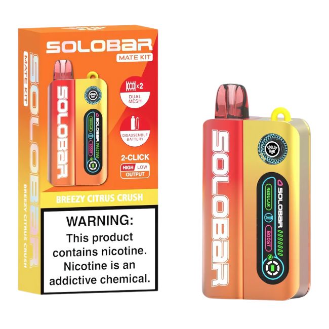 SOLOBAR MATE 5% DISPOSABLE KIT (120ML) 35K PUFF 5CT/ BOX - Image 2