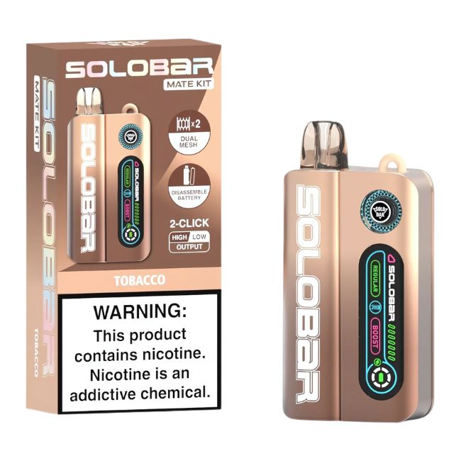 SOLOBAR MATE 5% DISPOSABLE KIT (120ML) 35K PUFF 5CT/ BOX - Image 5