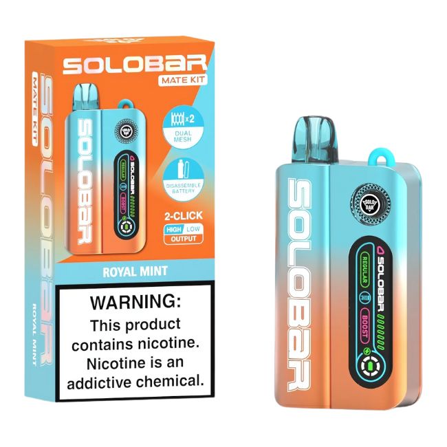 SOLOBAR MATE 5% DISPOSABLE KIT (120ML) 35K PUFF 5CT/ BOX - Image 7