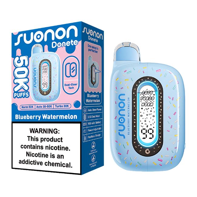 SUONON DONETE POWERED BY NEXA 5% DISPOSABLE (100ML) 50K PUFFS 5CT/ BOX - Image 2