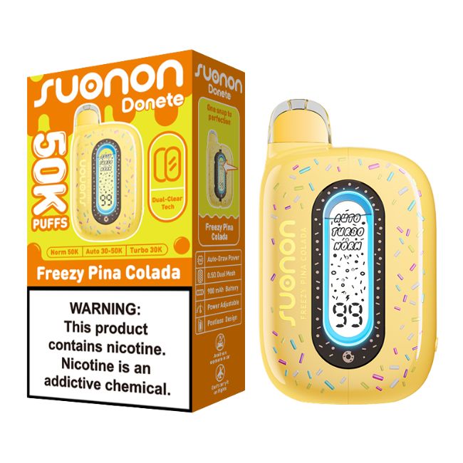 SUONON DONETE POWERED BY NEXA 5% DISPOSABLE (100ML) 50K PUFFS 5CT/ BOX - Image 4